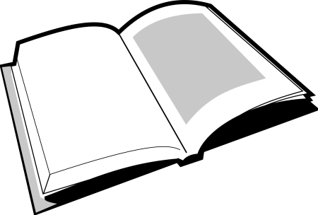 Открытая книга раскраска