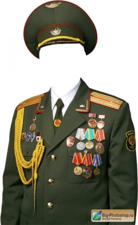 Фотомонтаж Военная форма