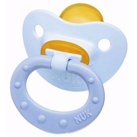 Пустышка латексная ортодонтическая nuk Classic Rose&Blue 6-18 м
