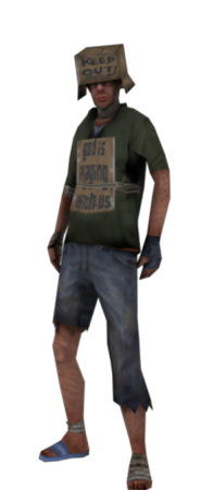 Skin бомжа SAMP
