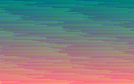 Глитч эффект VHS