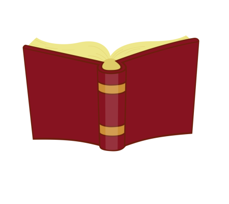 Открытая книжка без фона