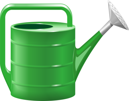 Лейка Садовая на прозрачном фоне