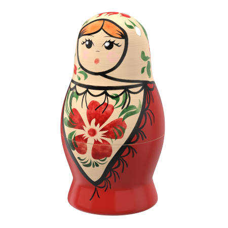 Матрешка 3d модель