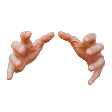 Держит бумагу