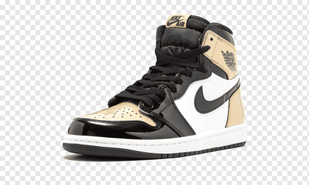 Nike Air Jordan 1 Retro High Black Metallic Gold