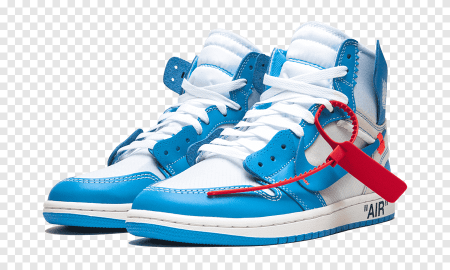 Nike Air Jordan 1 off White Blue
