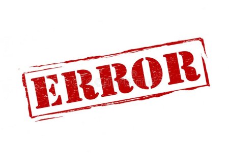 Error табличка