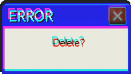 Глитч эффект Error