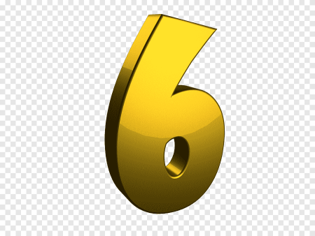 Красивая цифра 6