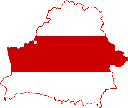 Беларусь флаг бело красно