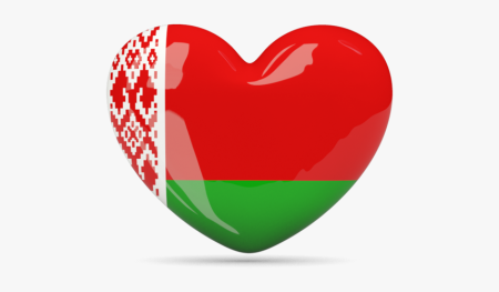 Флаг Белоруссии сердце