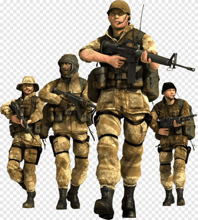 Нарисовать военного