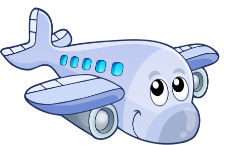 Самолетик мультяшный