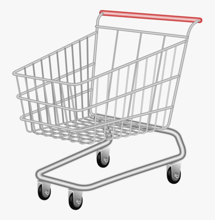 Тележка для продуктов без фона