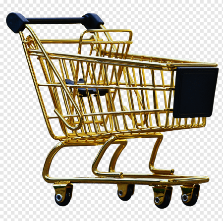 Тележка для продуктов без фона
