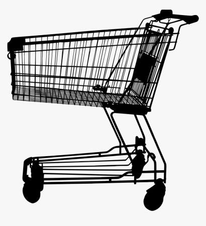 Тележка с продуктами супермаркет