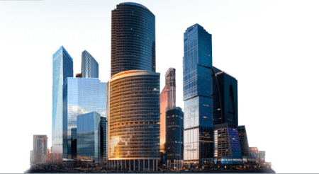 Москоу Сити без фона