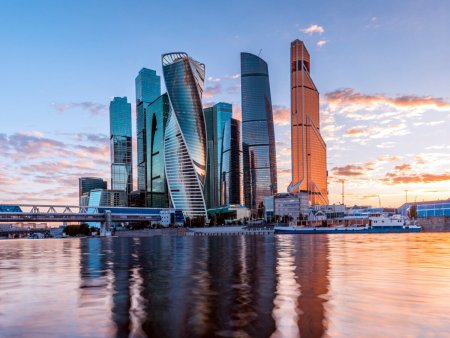 Москва Сити башни без фона