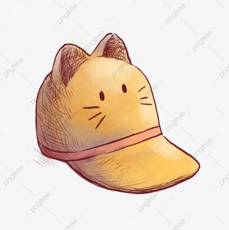 Рисунок шляпа кот пельмени