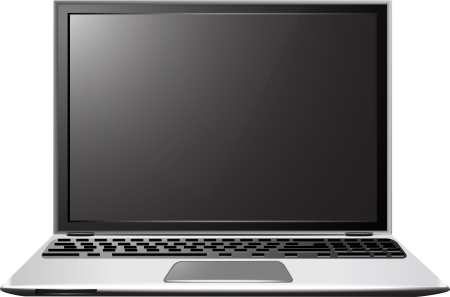 Открытый ноутбук