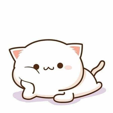 Кавайные котики кот Пушин