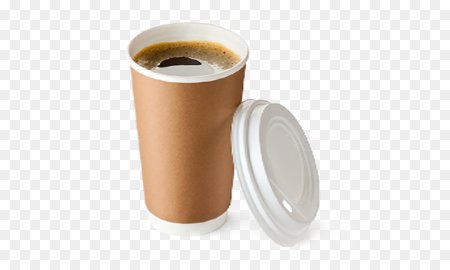 Стаканчик кофе без фона