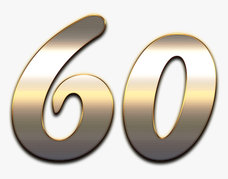 Красивая цифра 60