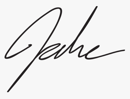 Подпись без фона