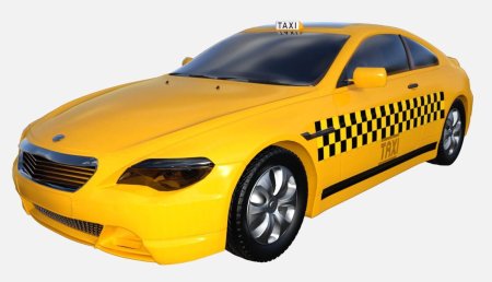 Мультяшная машинка такси