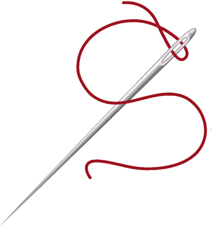 Иголка с ниткой