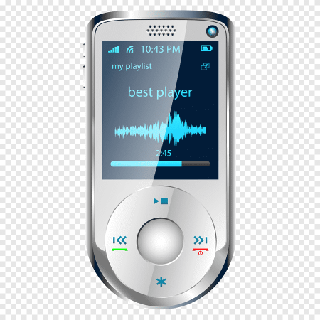 Mp3 плеер на прозрачном фоне