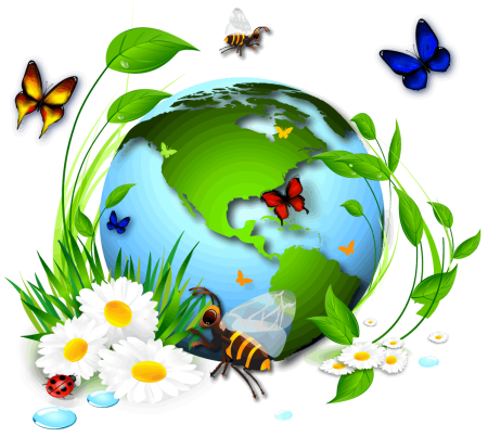 Живая природа на прозрачном фоне