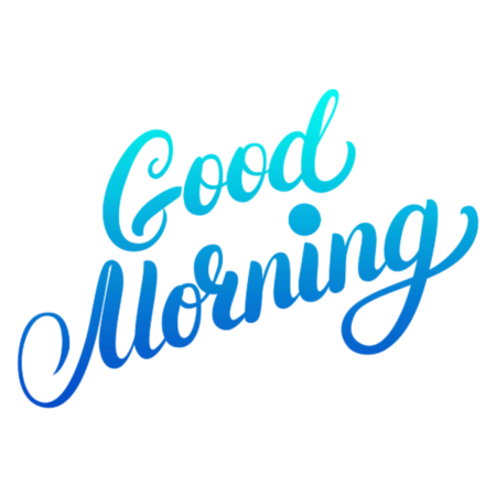 Good morning без фона
