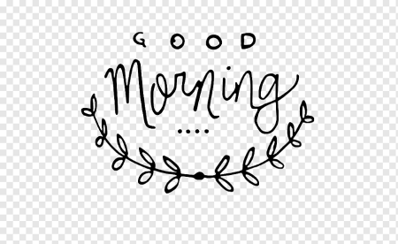 Стикер good morning