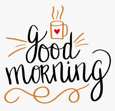 Good morning надпись