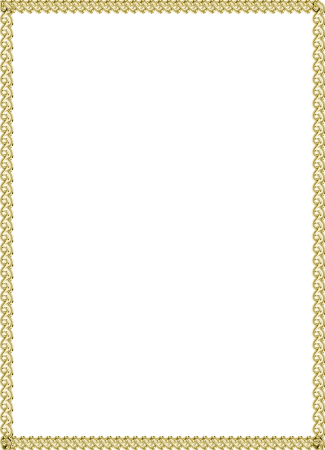 Тонкая Золотая рамка