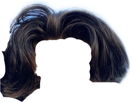 Длинные мужские волосы без фона