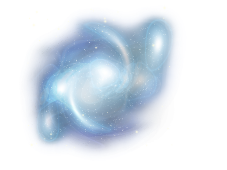 Космос на белом фоне