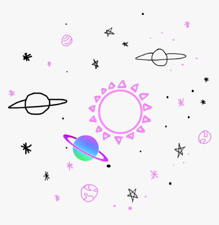 Космос рисунок без фона