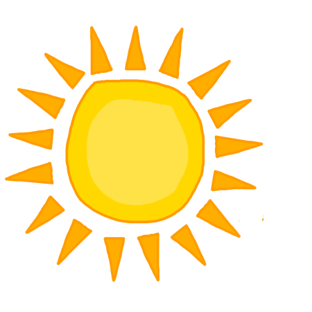 Солнышко без фона
