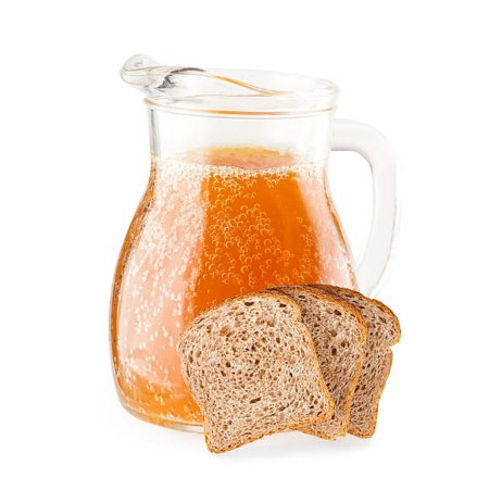 Квас в стакане