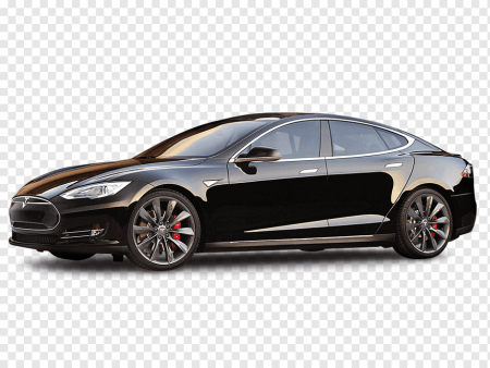 Тесла без фона model s