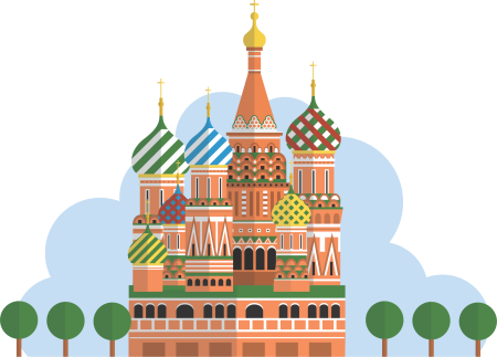 Собор Василия Блаженного вектор