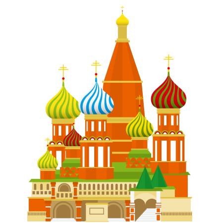 Василий Блаженный собор вектор