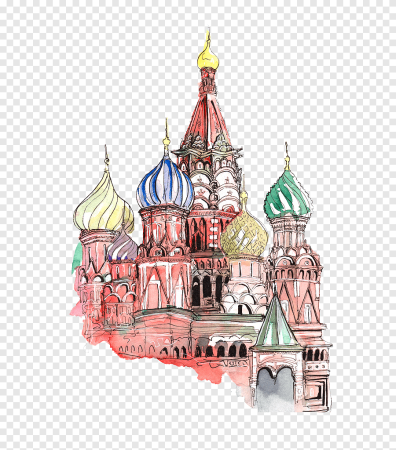 Кремль на белом фоне