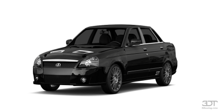Lada Priora белая