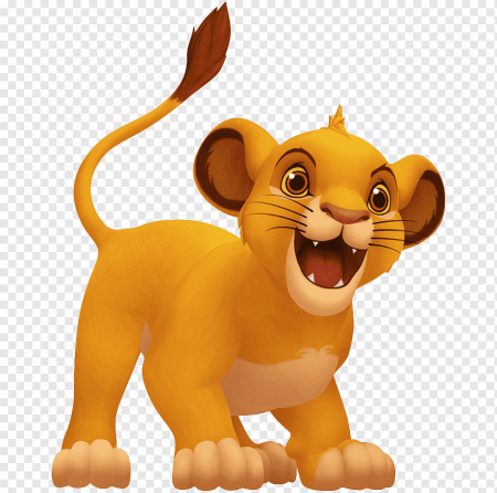 Король Лев Симба с короной