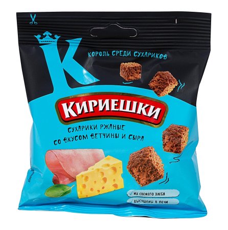 Сухарики ржаные "кириешки", 200г. Ассорти