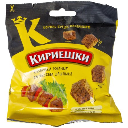 Сухарики кириешки 40г салями
